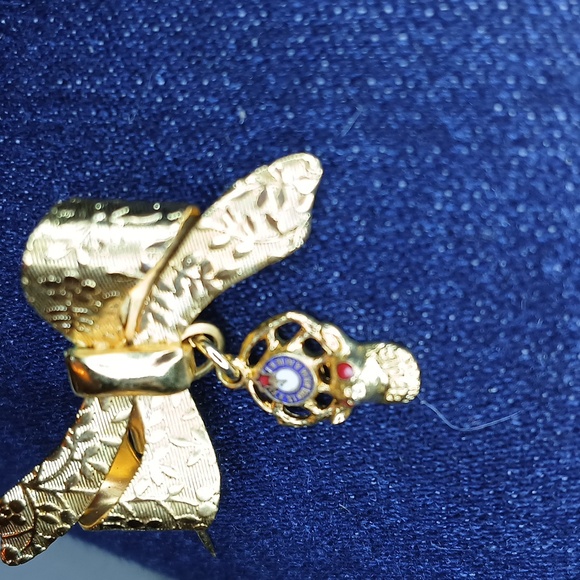 BPOE Small Elks Fraternal Clock Deer Lapel Pin Badge Rare Vintage - Picture 3 of 8